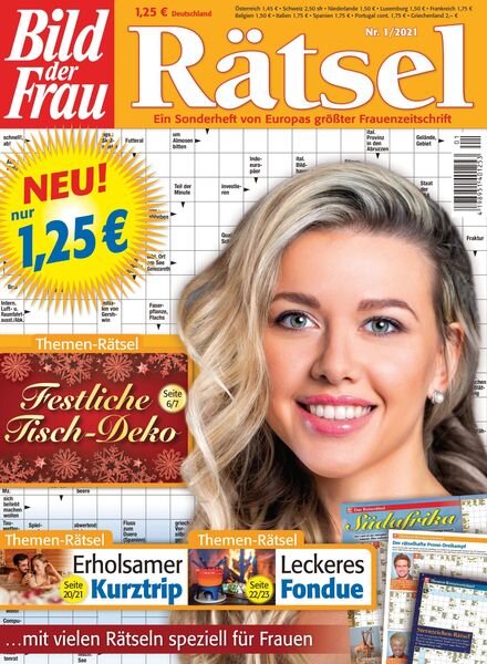 Bild der Frau Ratsel – Januar 2021 Cover