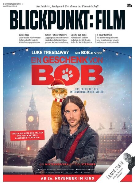 Blickpunkt Film – 2 November 2020 Cover