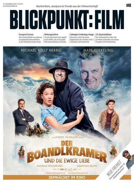 Blickpunkt Film – 23 November 2020 Cover