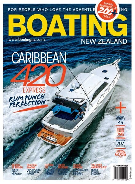 Boating New Zealand – January 2021 Cover