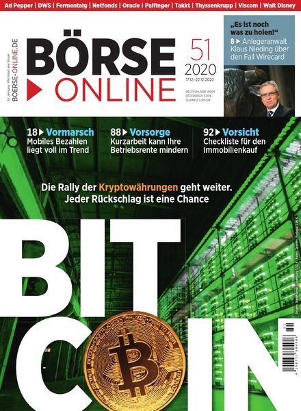 Borse Online Magazin – 22 Dezember 2020 Cover