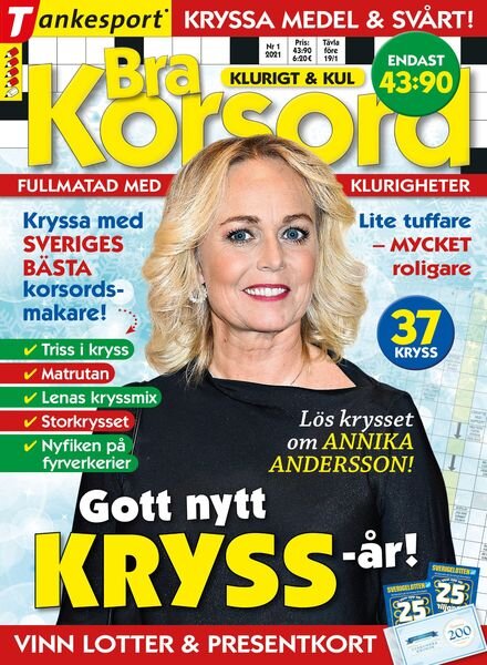 Bra Korsord – 15 december 2020 Cover