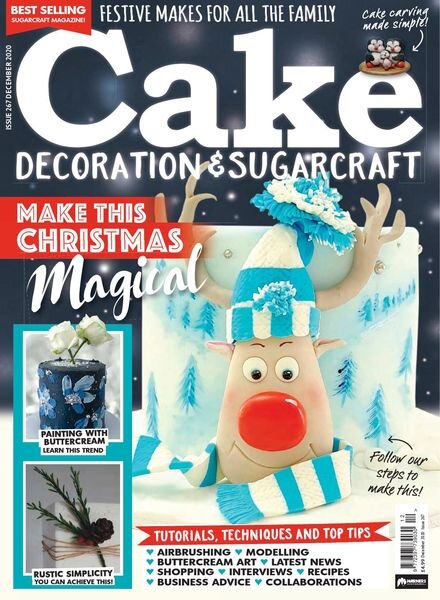 Cake Decoration & Sugarcraft – Issue 267 – December 2020 Cover