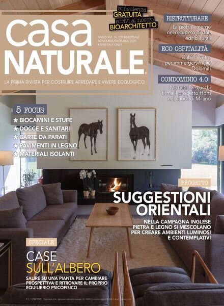 Casa Naturale – Novembre-Dicembre 2020 Cover