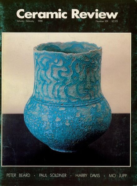 Ceramic Review – January-February 1988 Cover