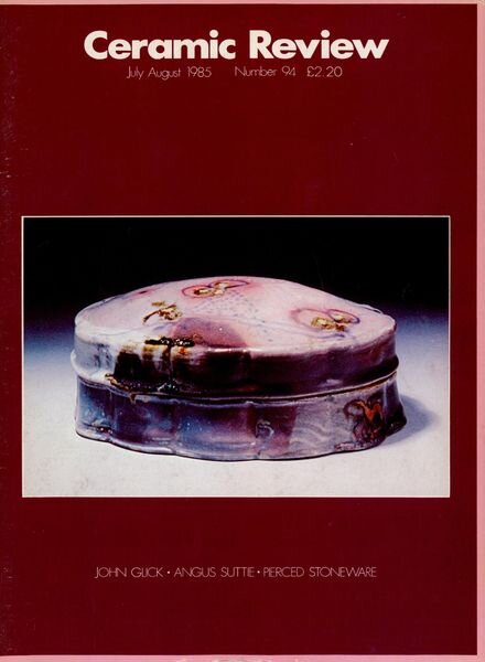 Ceramic Review – July-August 1985 Cover