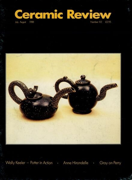 Ceramic Review – July-August 1988 Cover