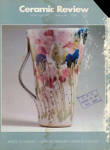 Ceramic Review – March – April 1983 Cover