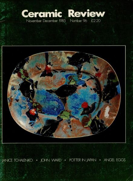 Ceramic Review – November – December 1985 Cover