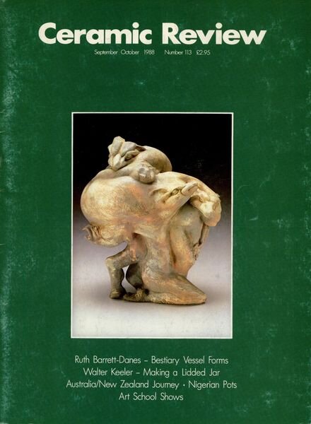 Ceramic Review – Sepember-October 1988 Cover