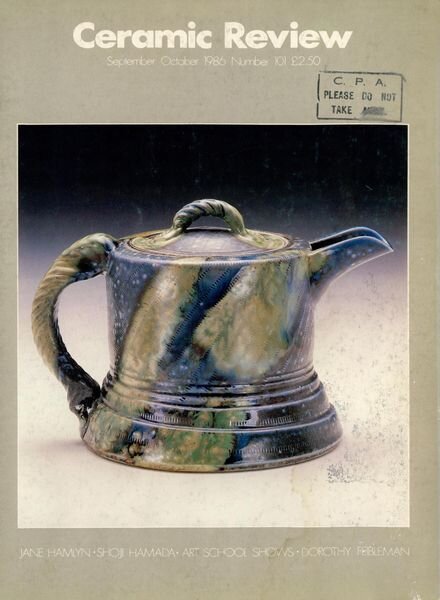 Ceramic Review – September-October 1986 Cover