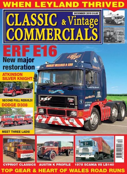 Classic & Vintage Commercials – December 2019 Cover