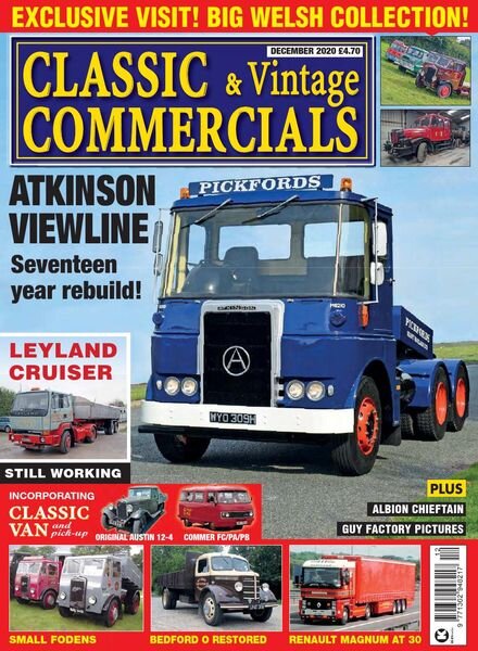 Classic & Vintage Commercials – December 2020 Cover