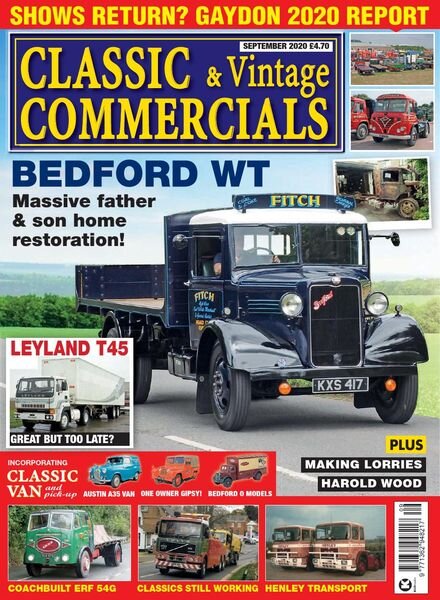 Classic & Vintage Commercials – September 2020 Cover