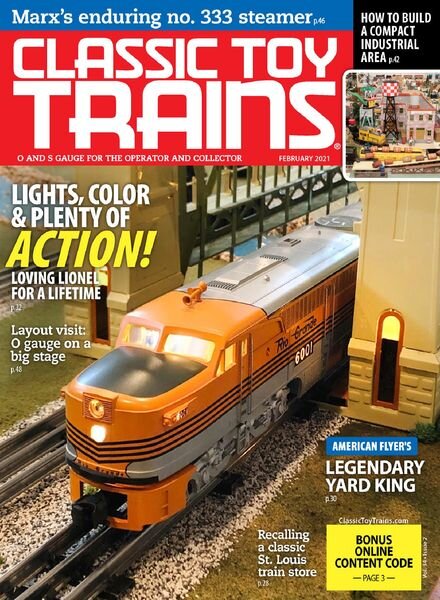 Classic Toy Trains – February 2021 Cover