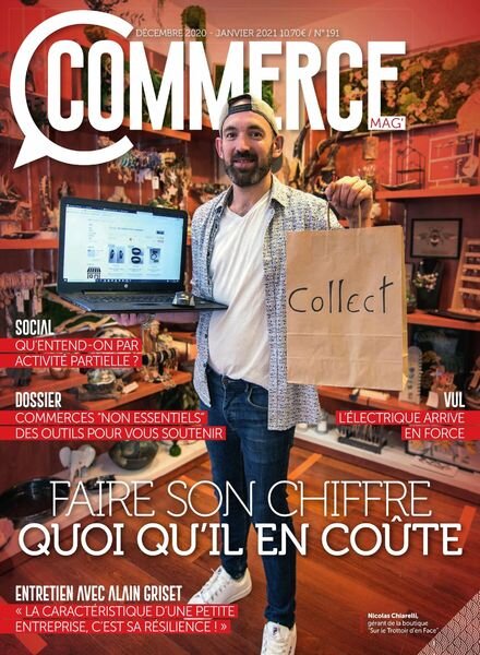 Commerce Magazine – Decembre 2020 – Janvier 2021 Cover