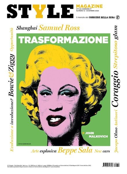 Corriere della Sera Style – dicembre 2020 Cover
