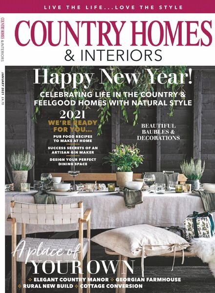 Country Homes & Interiors – January 2021 Cover