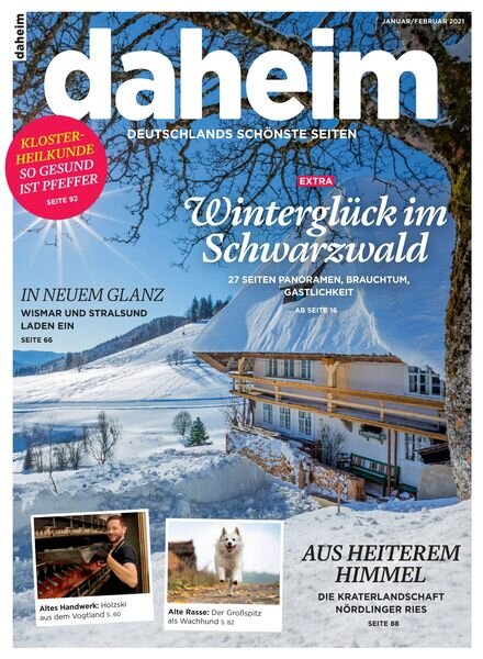 Daheim – Januar 2021 Cover