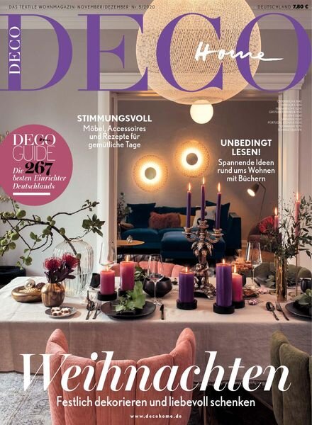 Deco Home – November-Dezember 2020 Cover