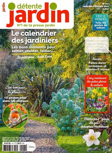 Detente Jardin – Janvier-Fevrier 2021 Cover