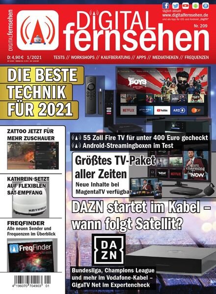 Digital Fernsehen – Januar 2021 Cover