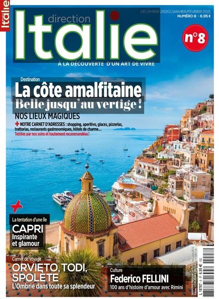 Direction Italie – Decembre 2020 – Fevrier 2021 Cover