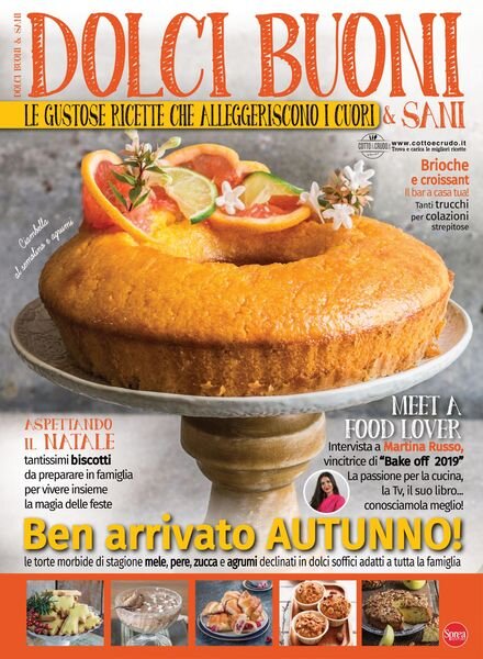 Dolci Buoni e Sani – Novembre-Dicembre 2020 Cover