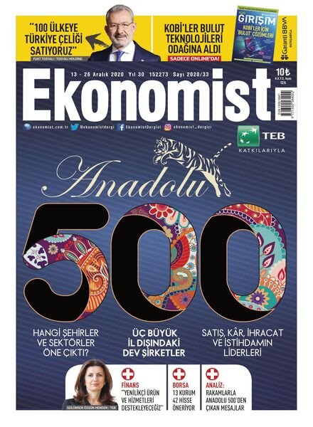 Ekonomist – 13 Aralik 2020 Cover
