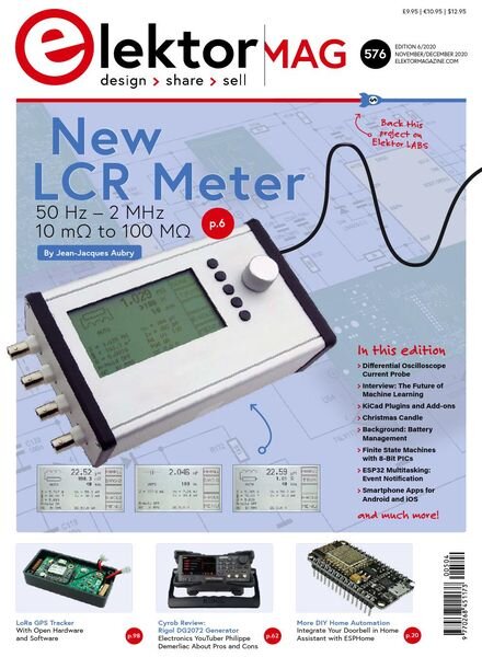 Elektor Mag – November-December 2020 Cover