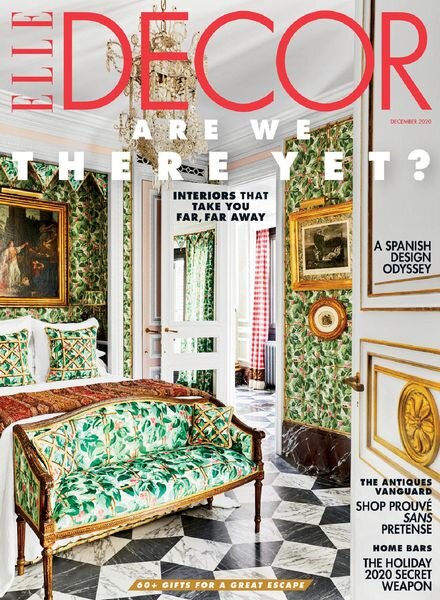 Elle Decor USA – December 2020 Cover