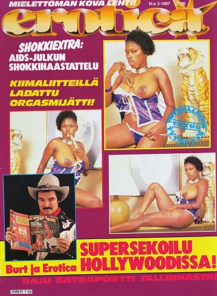 Erotica – Finland N 2, 1987 Cover