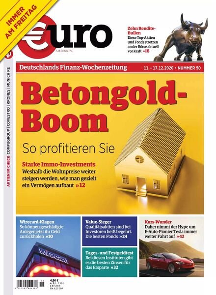 Euro am Sonntag – 17 Dezember 2020 Cover