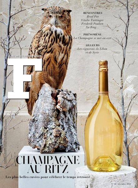 F – L’Art de vivre du Figaro N 20 – Decembre 2020 Cover