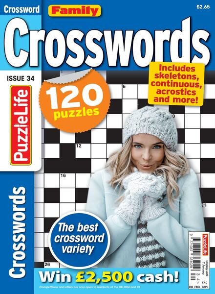 Family Crosswords – December 2020 Cover