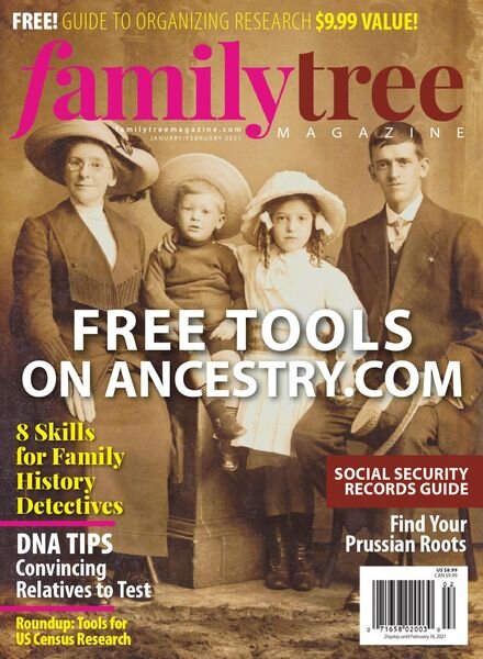 Family Tree USA – January 2021 Cover