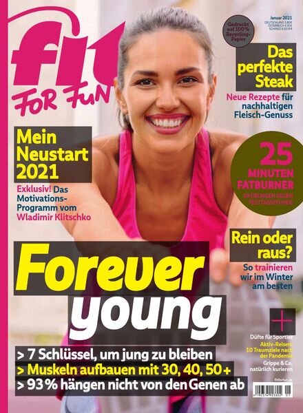 Fit for Fun – Januar 2021 Cover