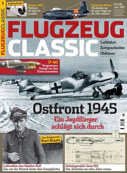Flugzeug Classic – Januar 2021 Cover