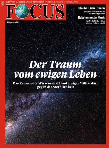 FOCUS – 19 Dezember 2020 Cover