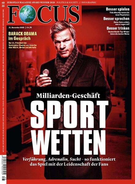 Focus – 21 November 2020 Cover