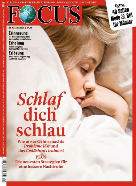 FOCUS – 28 November 2020 Cover