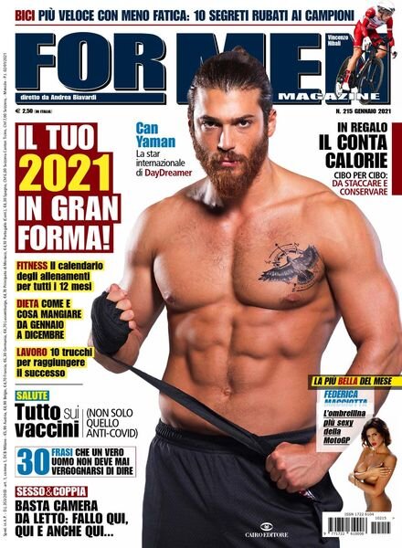 For Men Magazine – Gennaio 2021 Cover