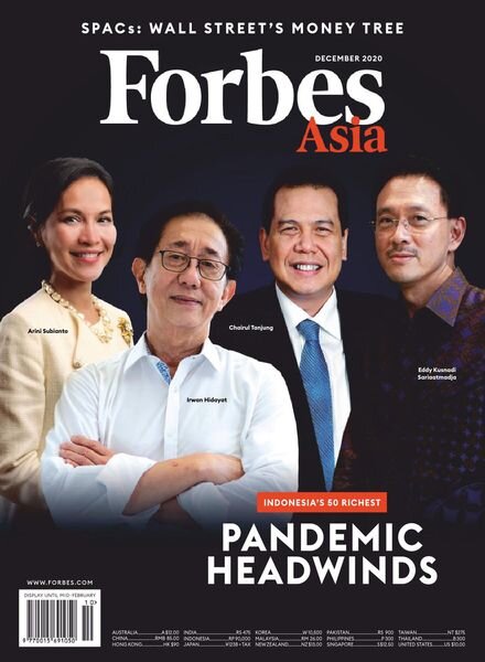 Forbes Asia – December 2020 Cover