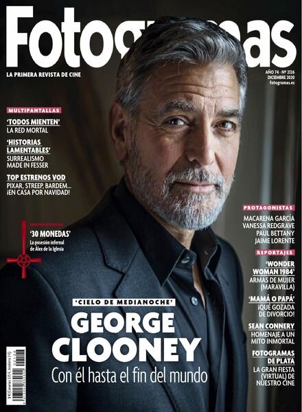 Fotogramas – diciembre 2020 Cover