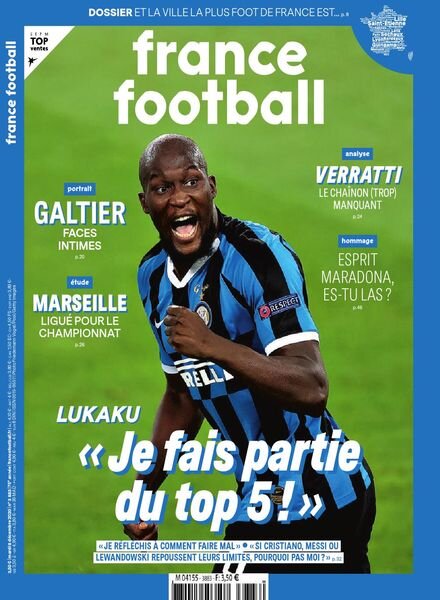 France Football – 8 Decembre 2020 Cover