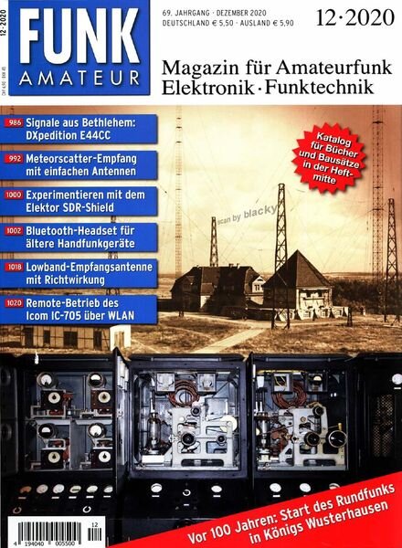Funkamateur – Dezember 2020 Cover
