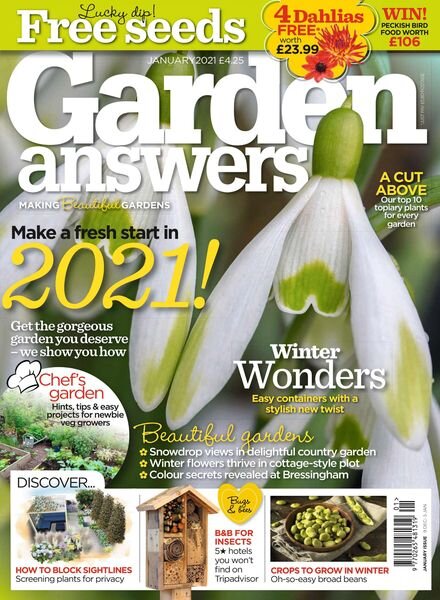 Garden Answers – January 2021 Cover