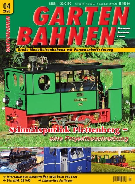Gartenbahnen – November 2020 – Januar 2021 Cover