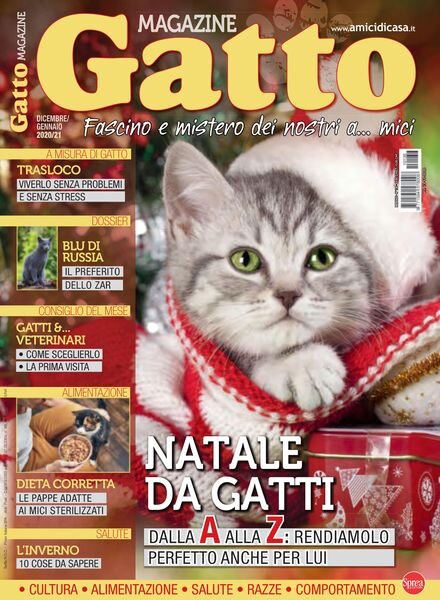 Gatto Magazine – Dicembre 2020 – Gennaio 2021 Cover