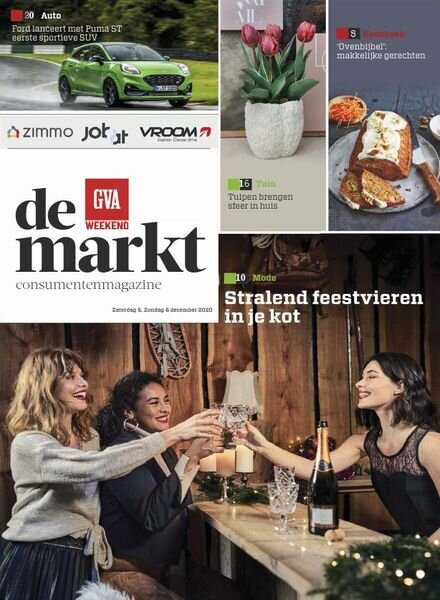 Gazet van Antwerpen De Markt – 05 december 2020 Cover